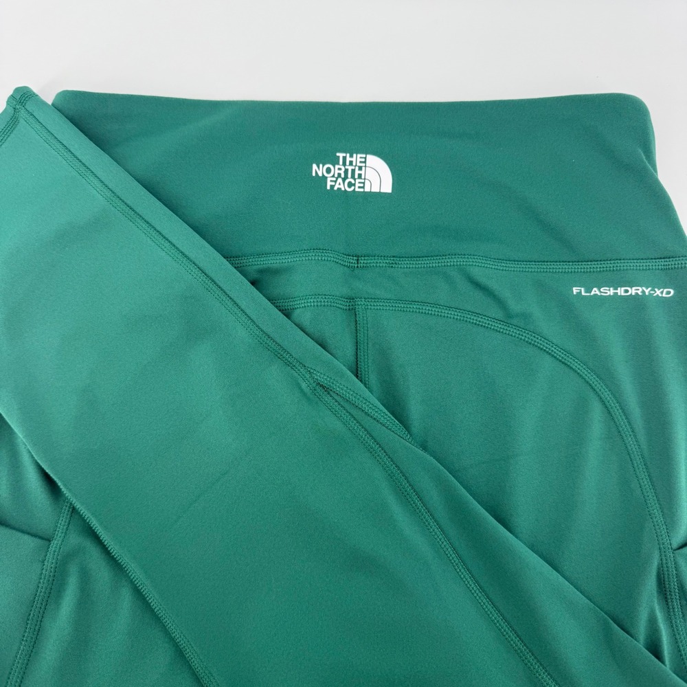 The North Face Green FlashDry-XD High Rise Pocket Athletic Leggings Womens M